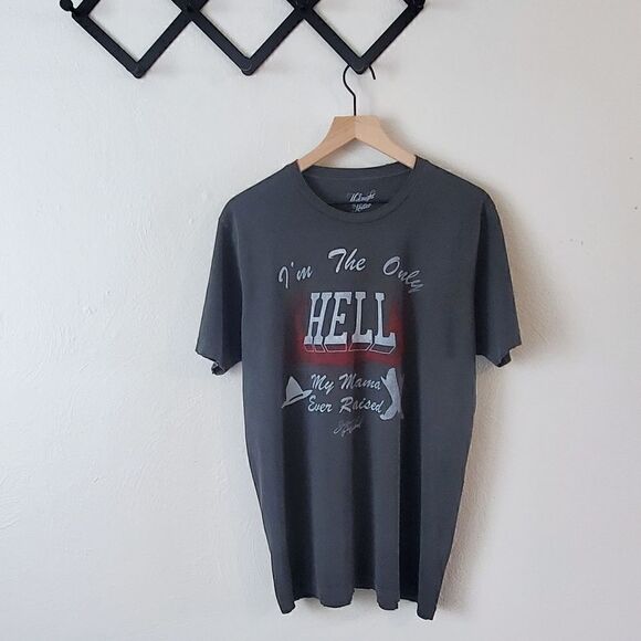 NWOT Midnight Rider Johnny Paycheck Only Hell My Momma Ever Raised Tee L - Picture 4 of 14